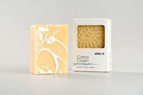 Cotton Cream - tuhé tělové mýdlo
