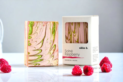 Salty Raspberry - solid body soap